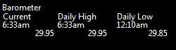 Barometer Information